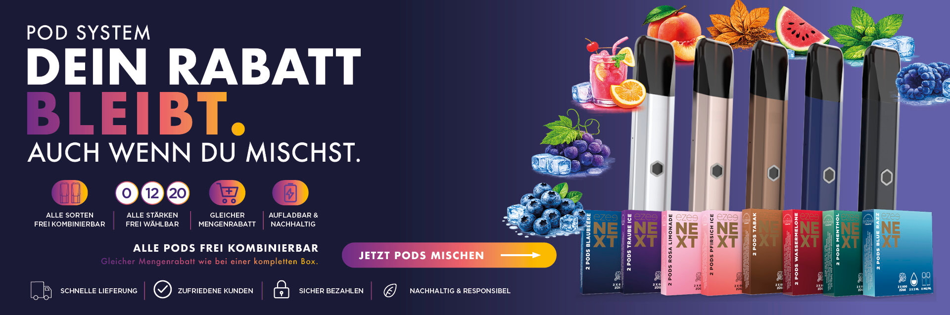 Ezee Pod System e-zigarette 