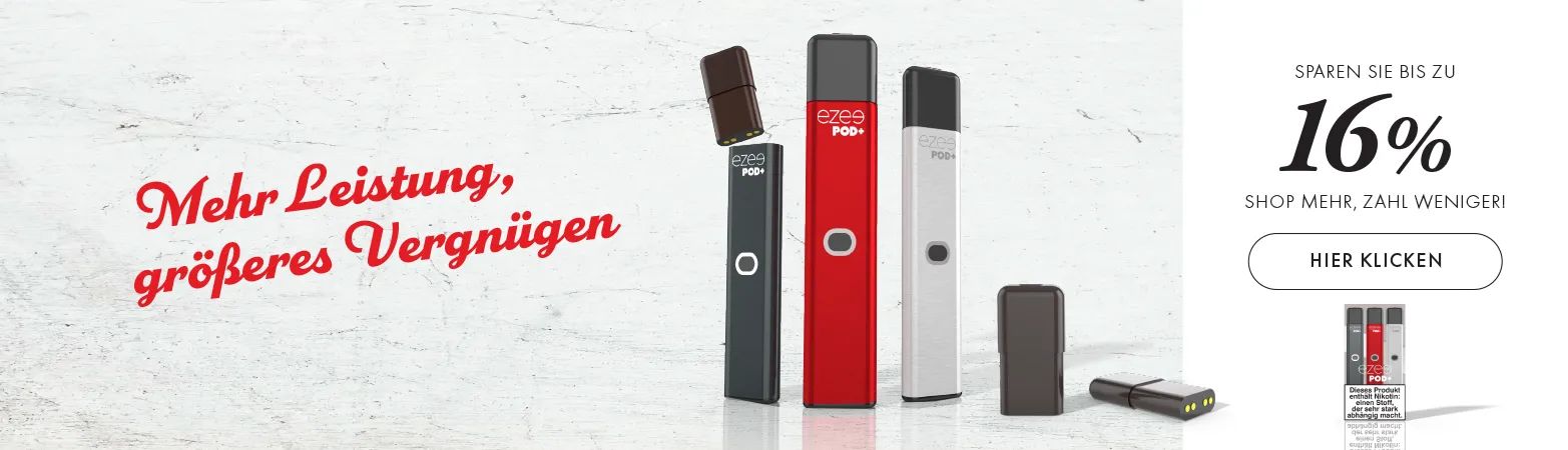 Ezee Pod+ Vape System e-zigarette mit nikotin 