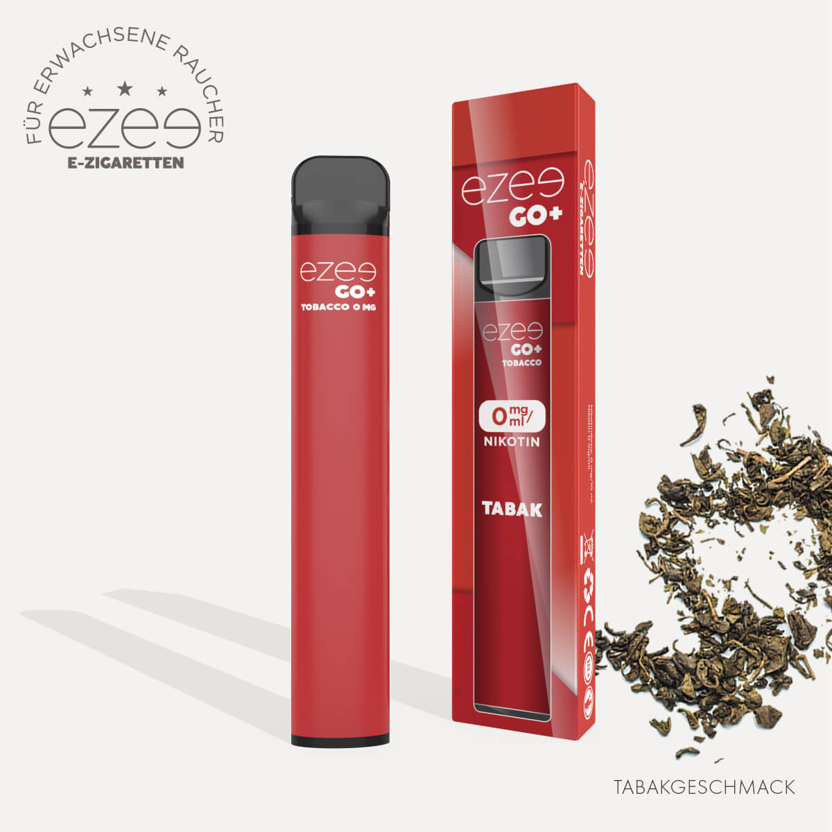 Ezee Go+ Tabak Einweg Vape ohne Nikotin 1 Stk.