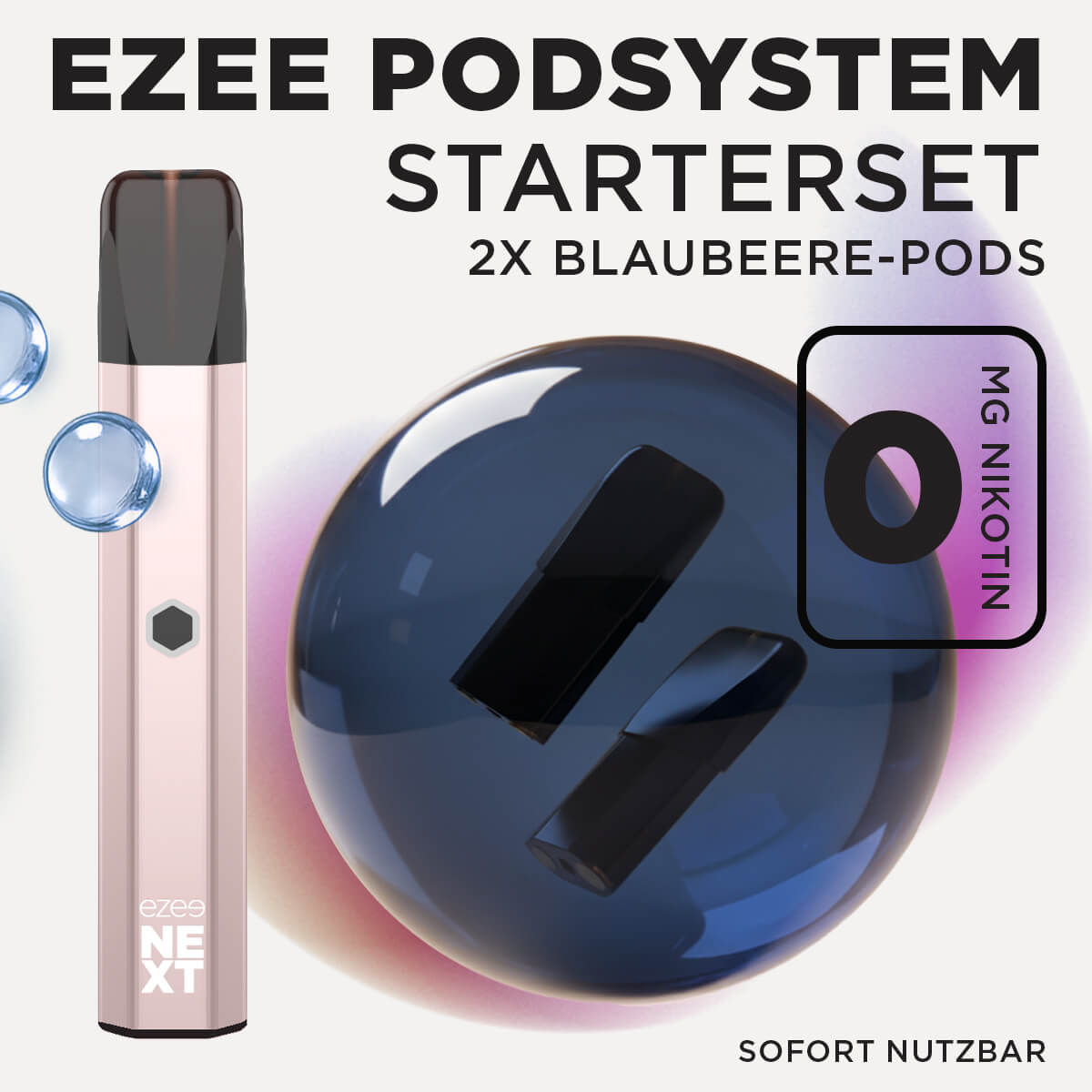 Pod System Kupfer - Blaubeere Ohne Nikotin
