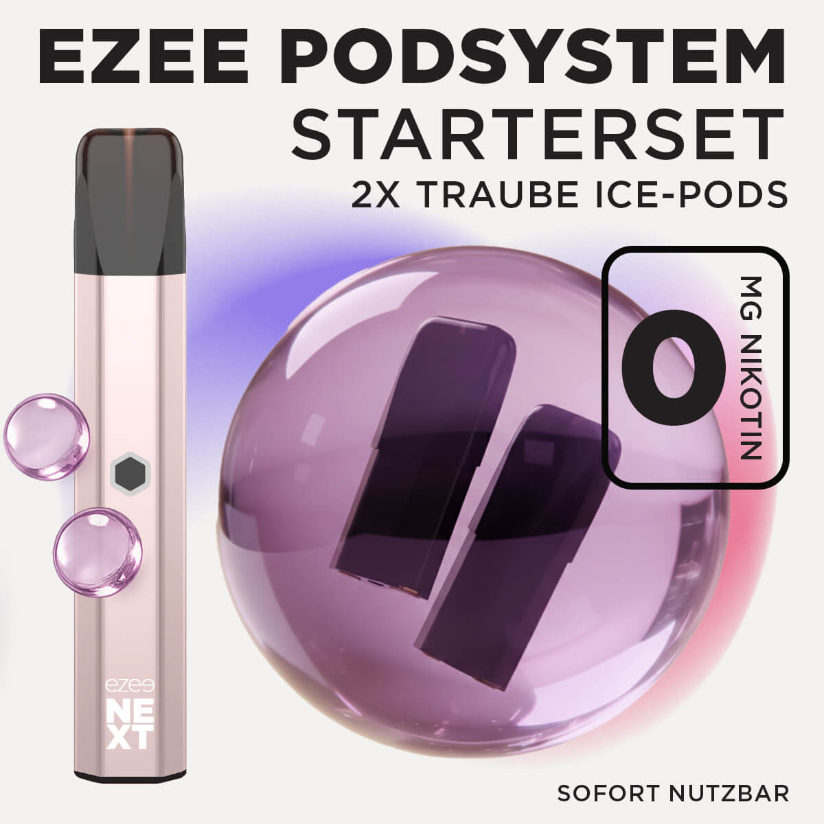 Pod System Kupfer - Traube Ohne Nikotin