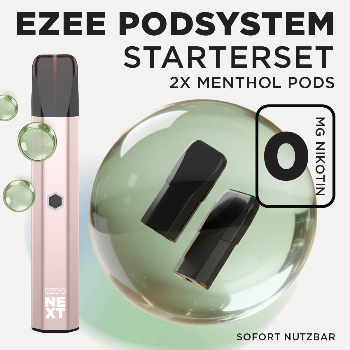 Ezee Next Pod Starterset Kupfer - Menthol Nikotinfrei