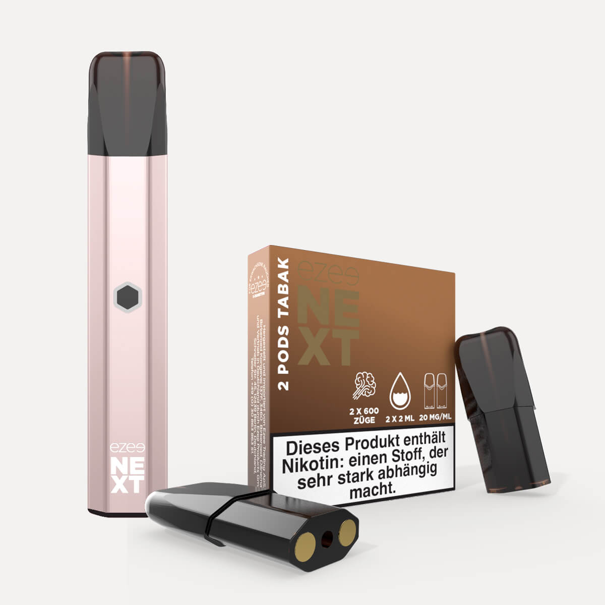 Ezee Next Pod Starterset Beige - Tabak 20mg Nikotin