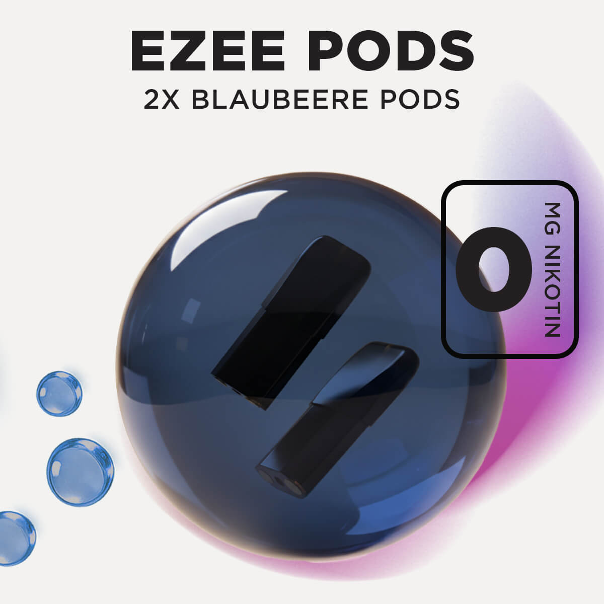 Ezee Pods Blaubeere 0mg/ml Nikotin 2 Stk.