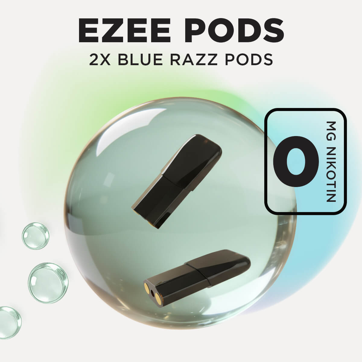 Ezee Pods Blue Razz 0mg/ml Nikotin 2 Stk.