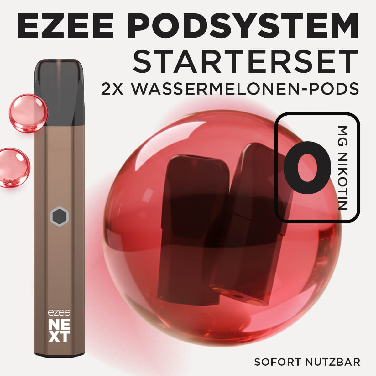 Pod System Braun - Wassermelone Nikotinfrei