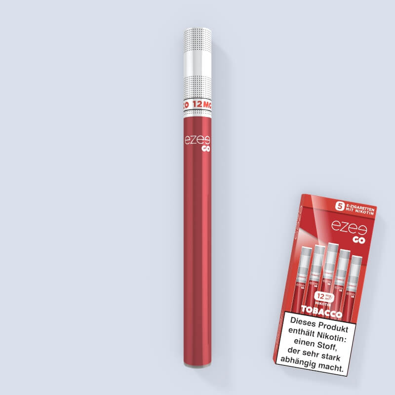 ezee go einweg e-zigarette tabak 12mg nikotin