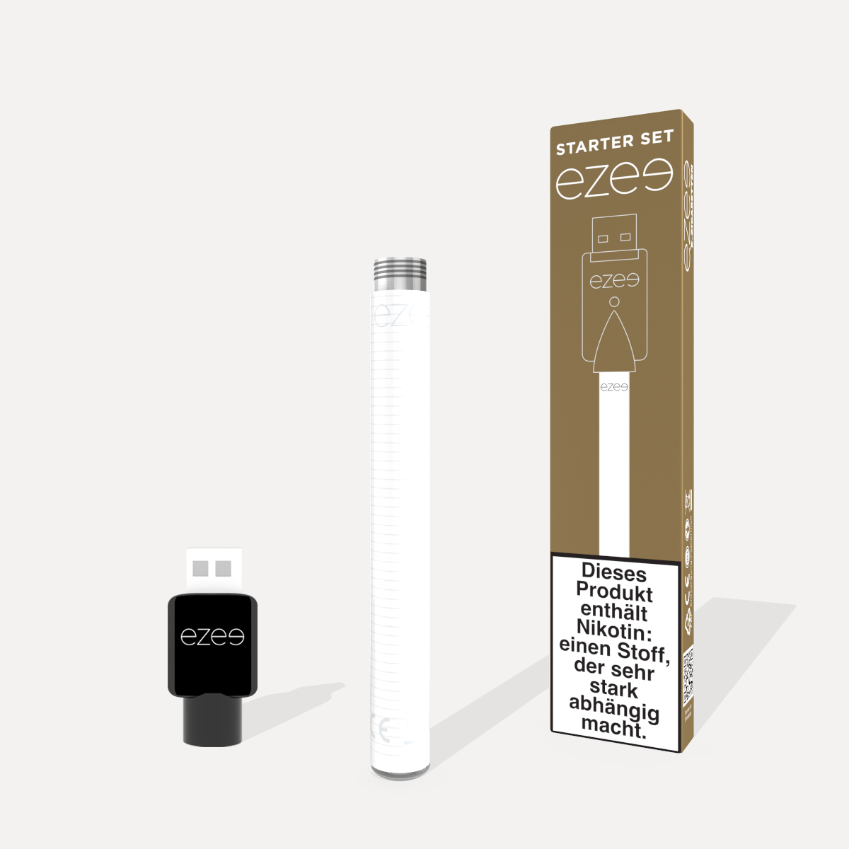 Ezee Cigalike Starterset Weiß - Menthol ohne Nikotin