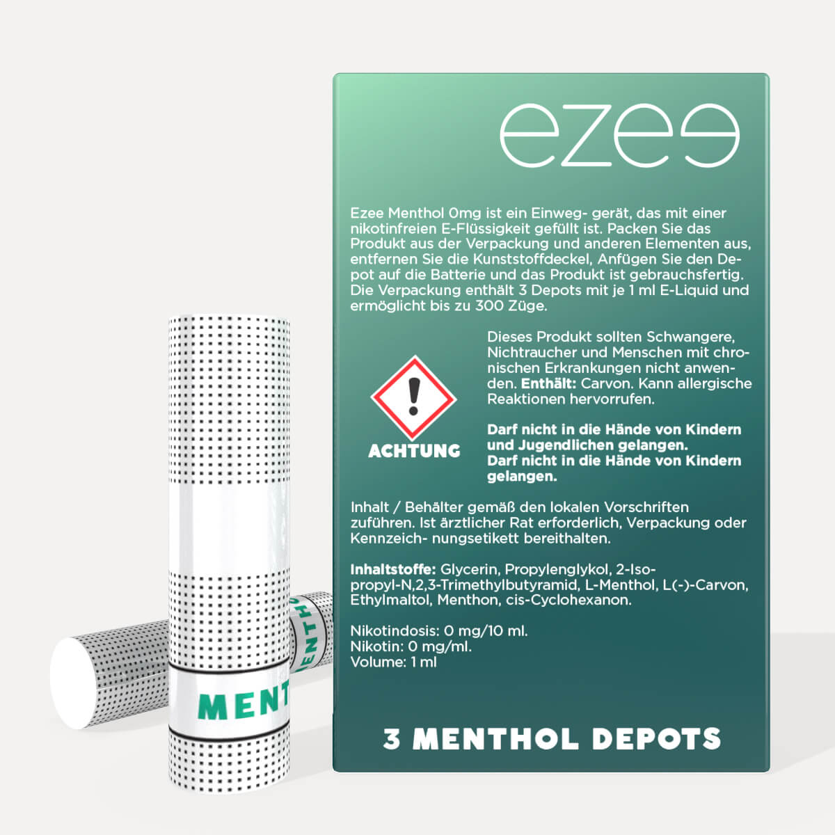 Ezee Cigalike Starterset Weiß - Menthol ohne Nikotin