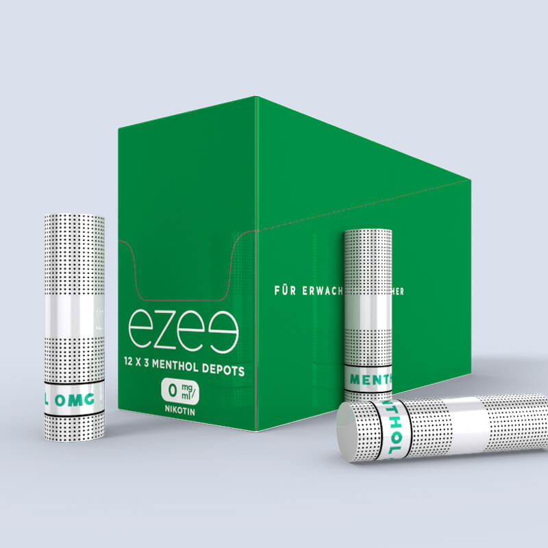 Cigalike Nachfüllkartuschen Menthol 0 mg/ml - 36 Stück