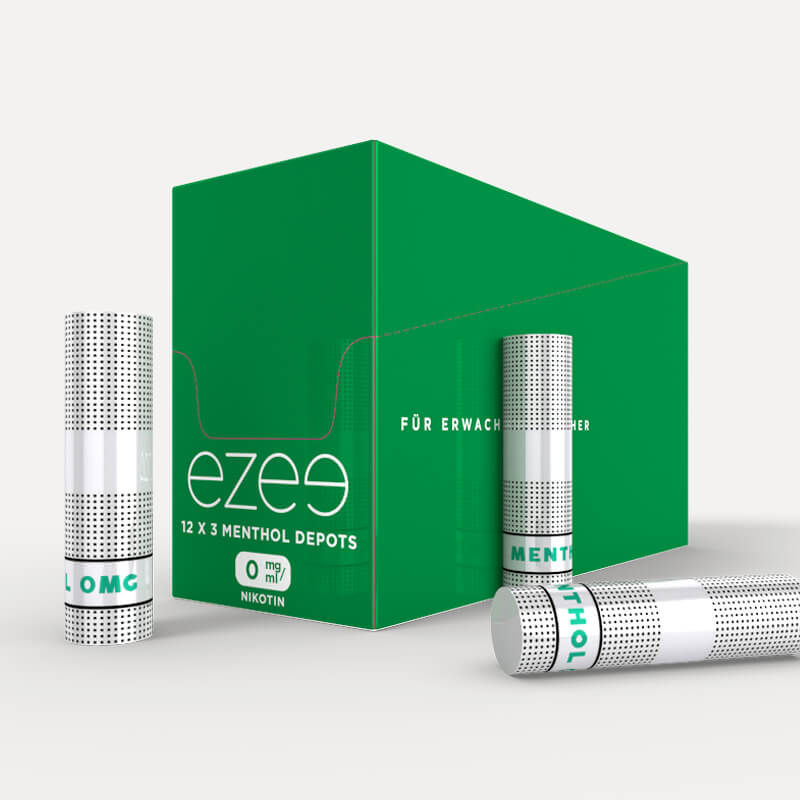 Ezee E-Zigaretten Depots Menthol Nikotinfrei 36 Stk.