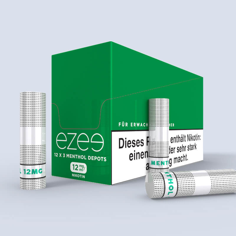 Cigalike Nachfüllkartuschen Menthol 12 mg/ml - 36 Stück