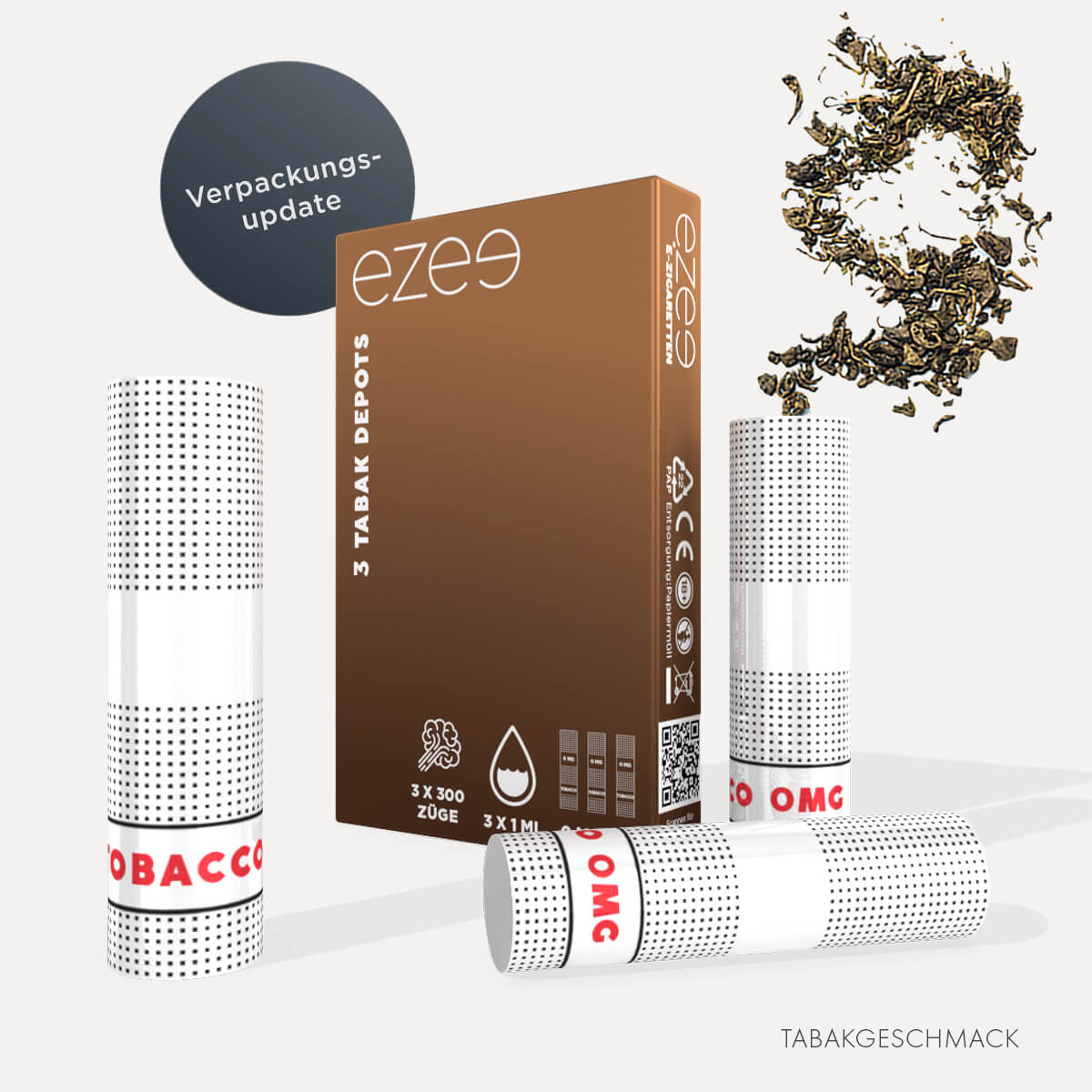 Ezee Cigalike Starterset Rot - Tabak ohne Nikotin