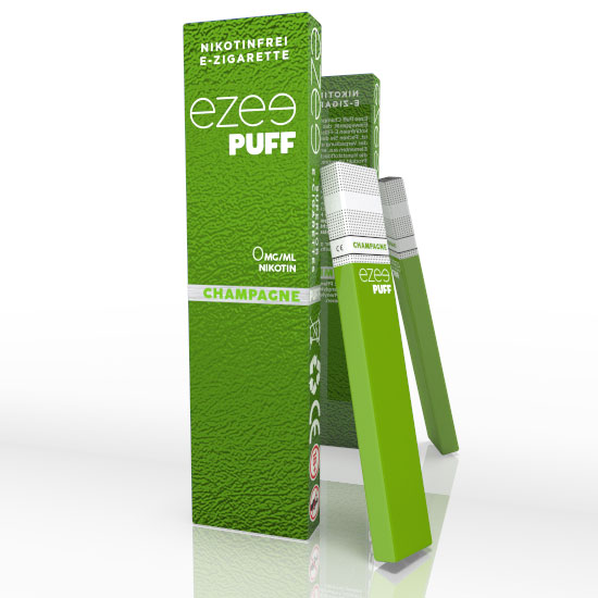 Ezee Puff Einweg E-Zigarette Champagner Nikotinfrei