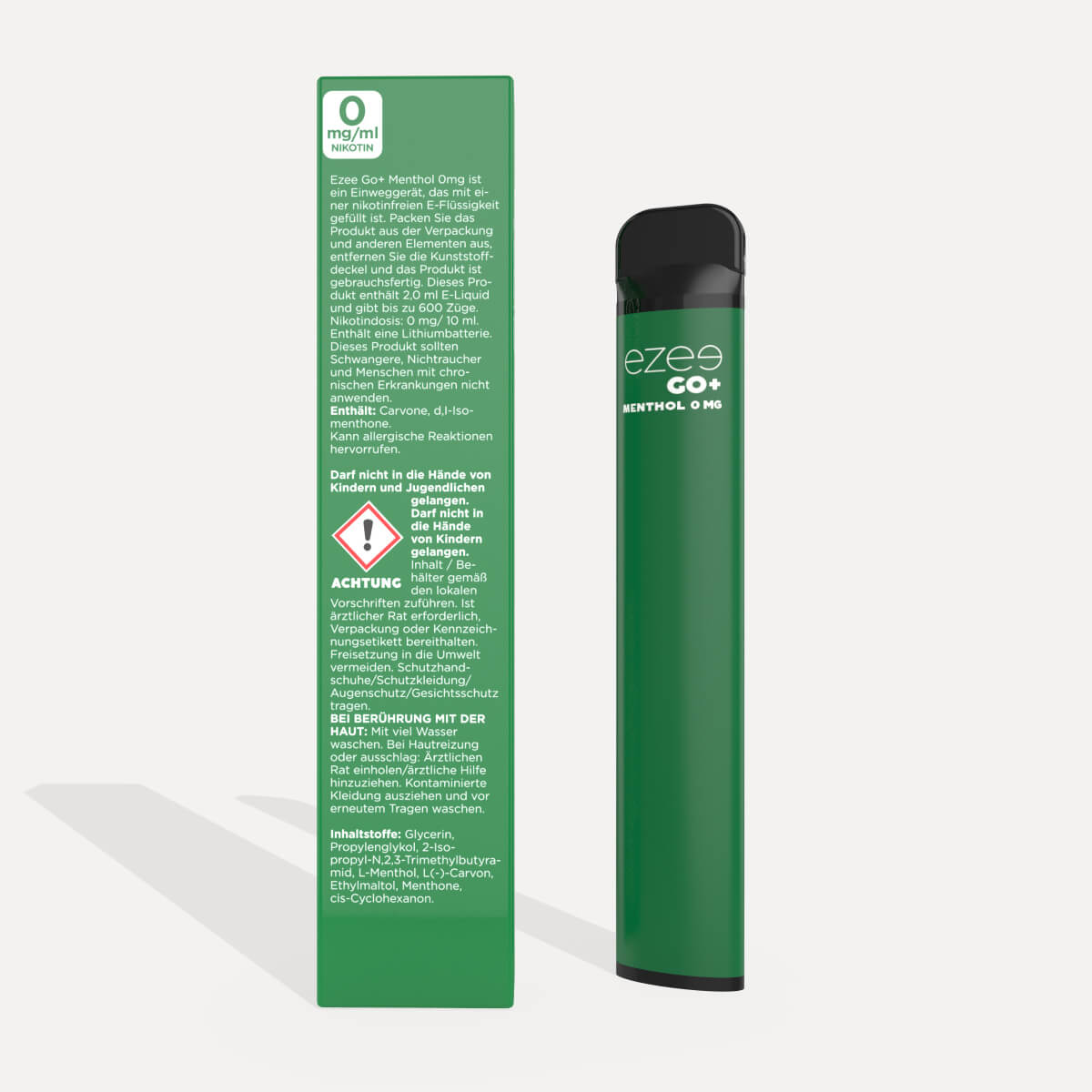 Ezee Go+ Menthol Einweg Vape ohne Nikotin 1 Stk.