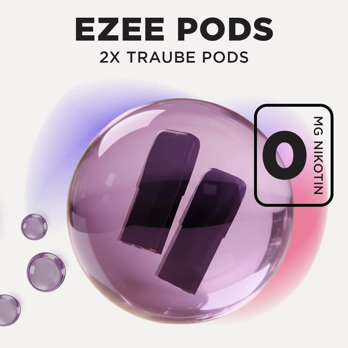 Ezee Pods Traube 0mg/ml Nikotin 2 Stk.