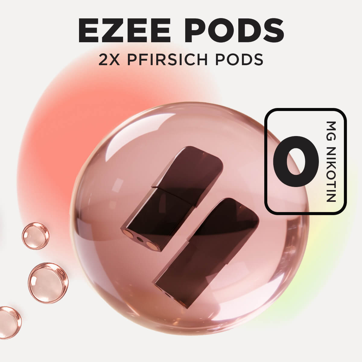 Ezee Pods Pfirsich 0mg/ml Nikotin 2 Stk.
