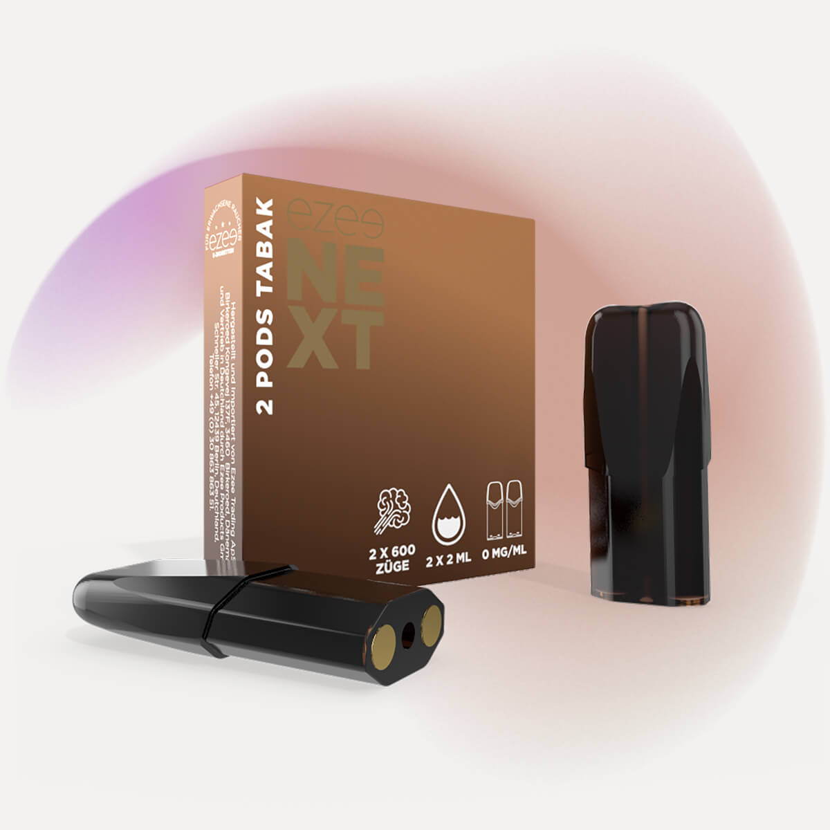 Pod System Braun - Tabak Ohne Nikotin