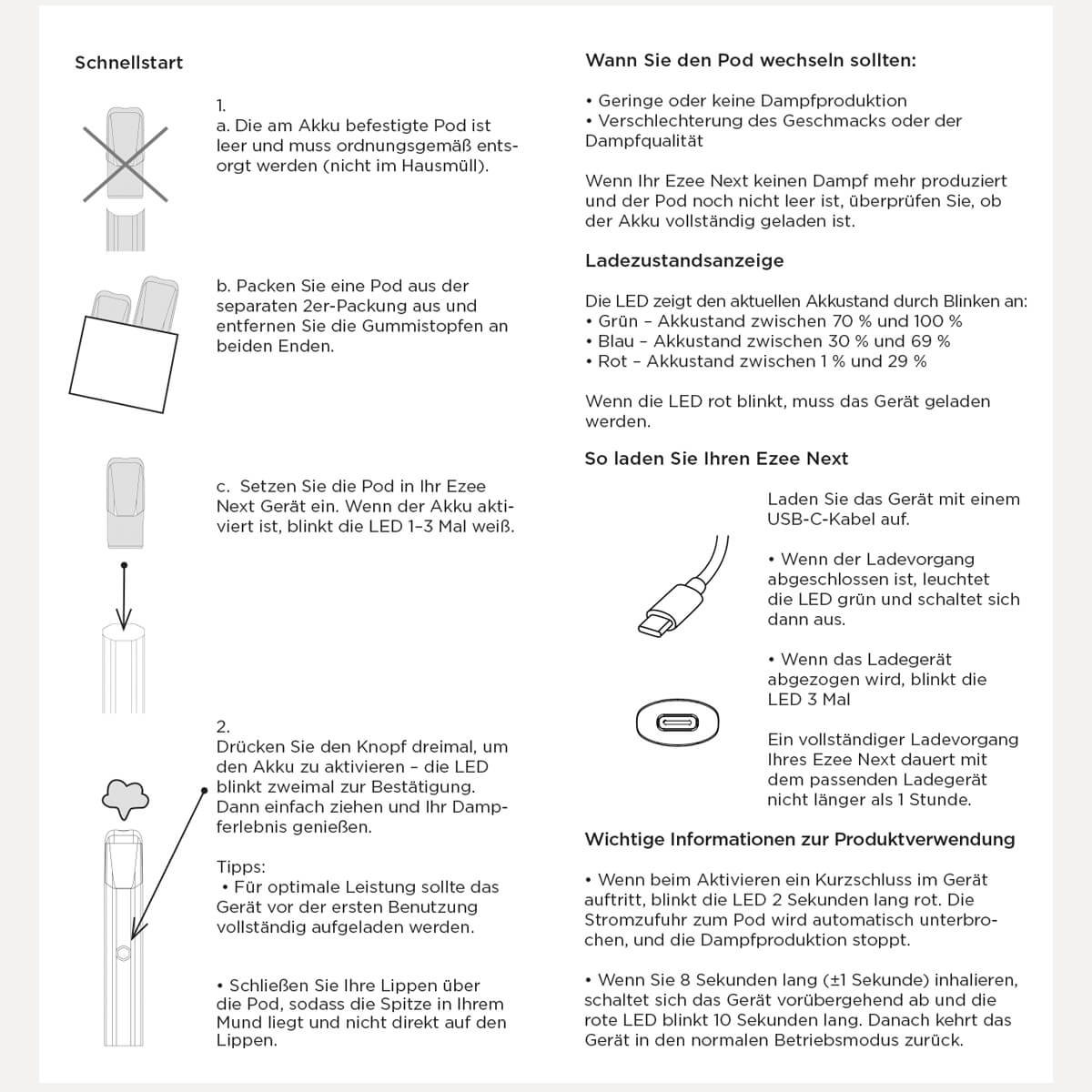 Ezee POD+ Vape Kit Beige