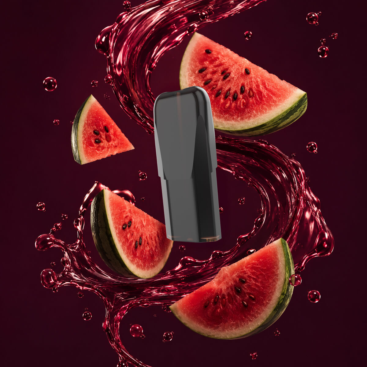 Pod System Schwarz - Wassermelone Ohne Nikotin