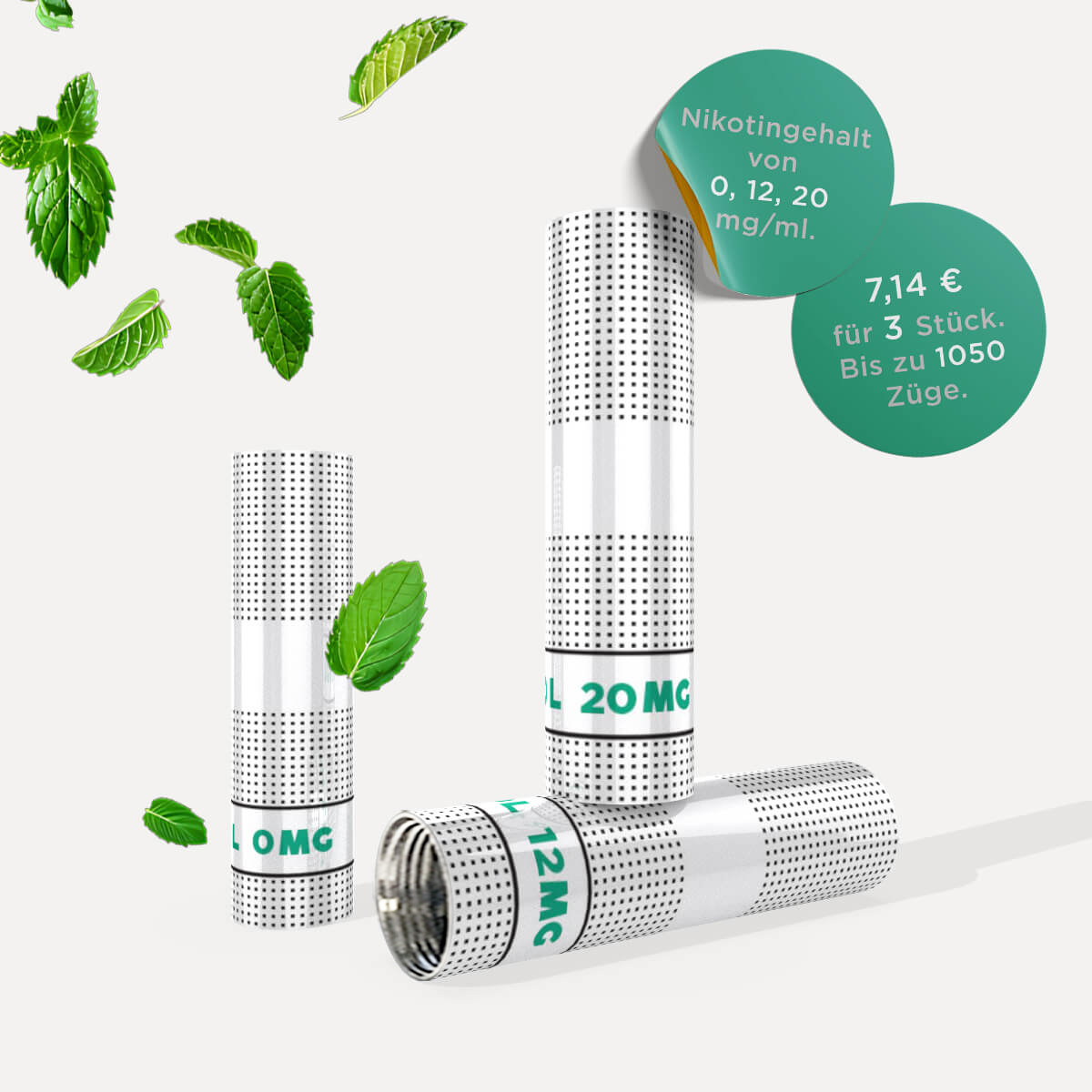 Cigalike Nachfüllkartuschen - Menthol