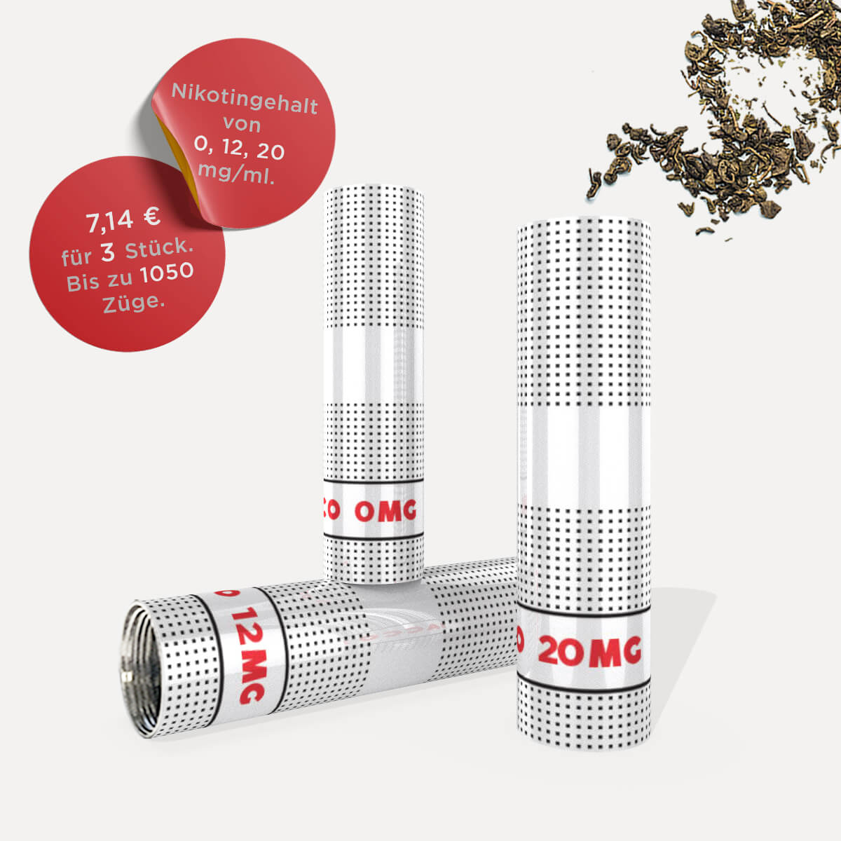 Cigalike Nachfüllkartuschen – Tabak