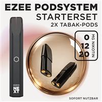 Ezee Next Pod Starterset Schwarz - Tabak 20mg Nikotin