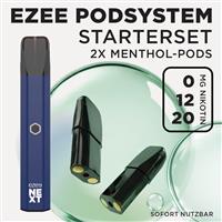 Ezee Next Pod Starterset Blau - Menthol 20mg Nikotin