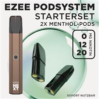 Ezee Next Pod Starterset Braun - Menthol 20mg Nikotin