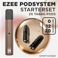 Ezee Next Pod Starterset Braun - Tabak 12mg Nikotin