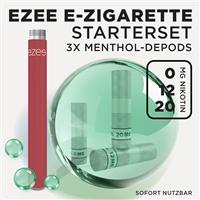 Ezee Cigalike Starterset Rot - Menthol 20mg Nikotin