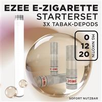 Ezee Cigalike Starterset Weiß - Tabak Nikotinfrei