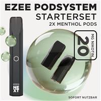 Ezee Next Pod Starterset Schwarz - Menthol 20mg Nikotin