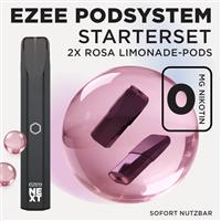 Pod System Schwarz - Pink Lemonade Ohne Nikotin