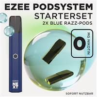 Pod System Blau - Blue Razz Nikotinfrei