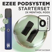 Pod System Blau - Menthol Ohne Nikotin