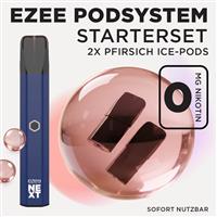 Pod System Blau - Pfirsich Nikotinfrei