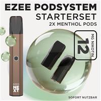 Ezee Next Pod Starterset Braun - Menthol 12mg Nikotin