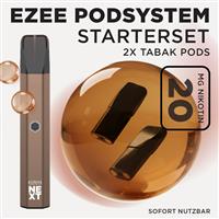 Ezee Next Pod Starterset Braun - Tabak 20mg Nikotin
