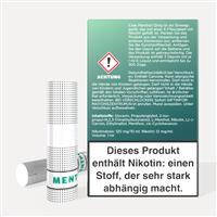 Cigalike Nachfüllkartuschen Menthol 12 mg/ml - 3 Stück