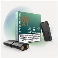 Ezee Next Pod Starterset Schwarz - Menthol 12mg Nikotin