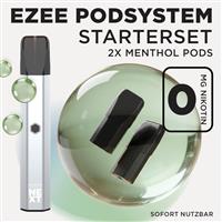 Ezee Next Pod Starterset Silber - Menthol Nikotinfrei