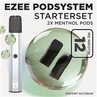 Ezee Next Pod Starterset Silber - Menthol 12mg Nikotin