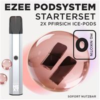 Pod System Silber - Pfirsich Nikotinfrei