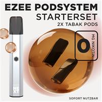 Pod System Silber - Tabak Ohne Nikotin