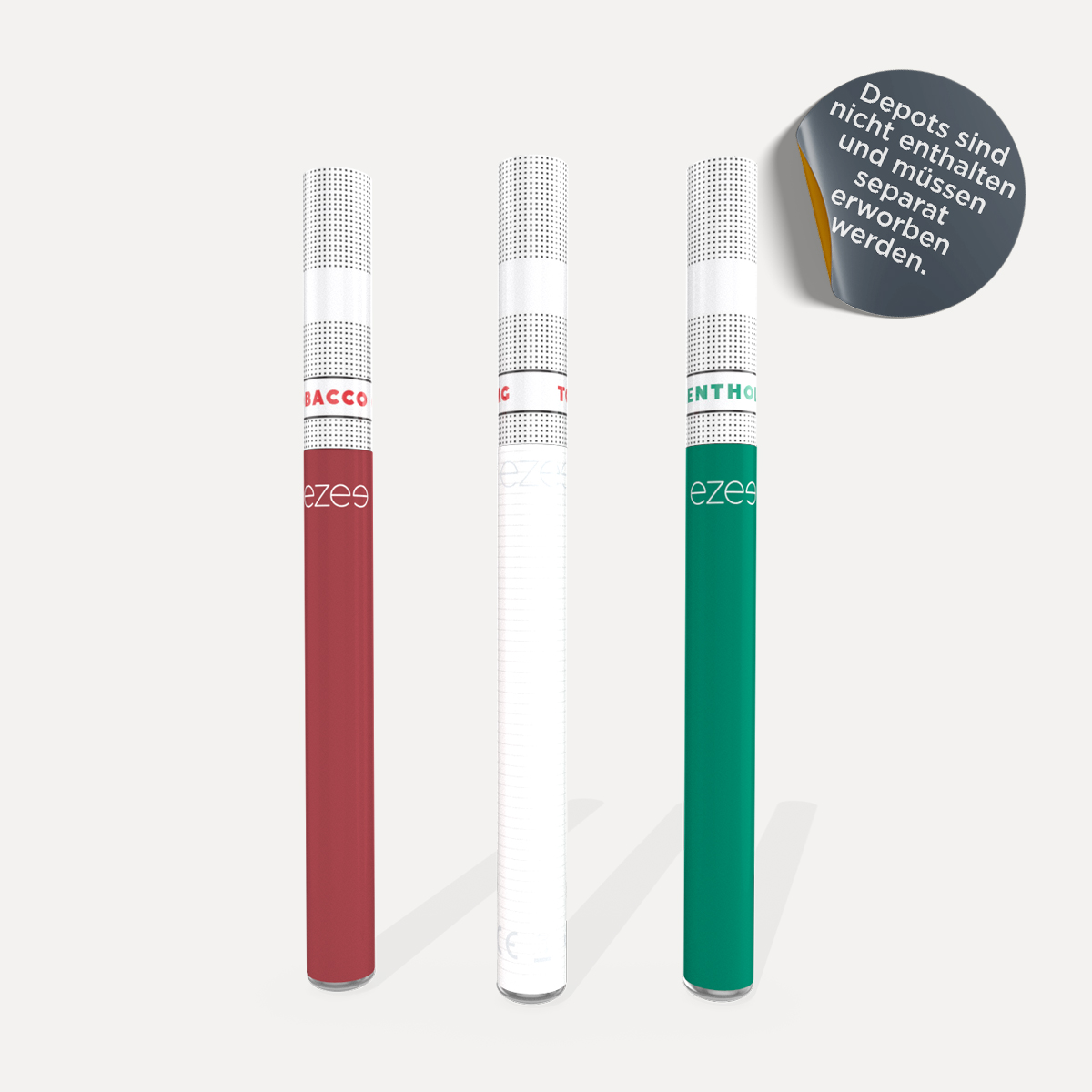Ezee Cigalike - Rot, Weiß und Grün
